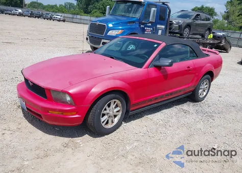2007 Ford Mustang V6 Deluxe/V6 Premium из США, поврежденный, VIN 1ZVFT84N375235279